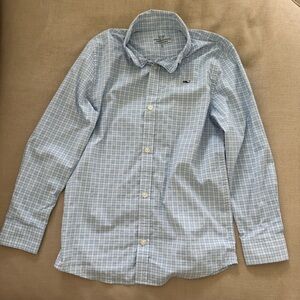 Vineyard Vines Blue Performance Button Down Shirt